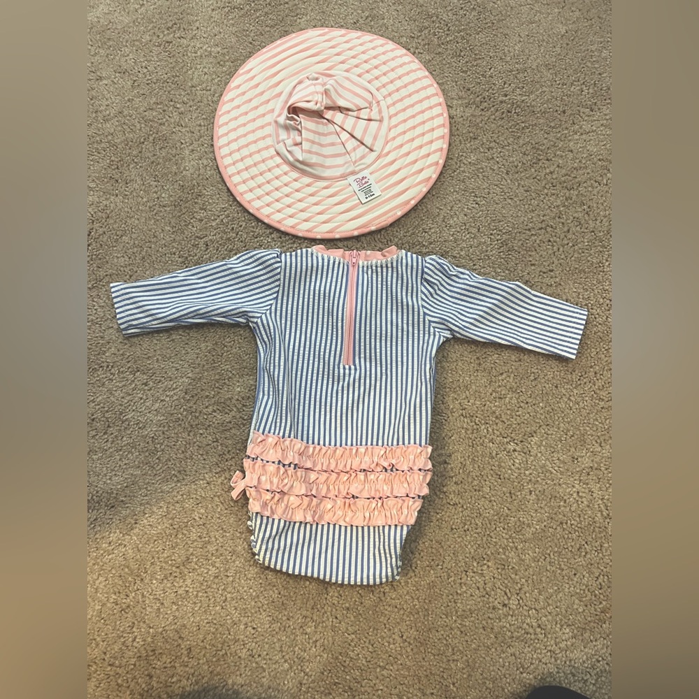 Ruffle Butts baby girl swim (0-3 months)